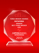 Capital Finance International  - Cel mai Bun Broker din Asia 2015