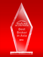 Najlepszy Broker Azji 2012 na podstawie wyników wystawy ShowFx Asia