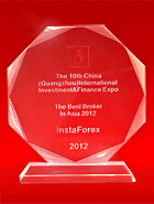 Der beste Broker Asiens 2012 nach Ergebnissen der 10. internationalen Ausstellung 