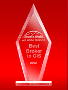 Najlepszy Broker WNP 2012 na podstawie ShowFx World