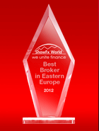 Der beste Broker Osteuropas 2012 laut ShowFx World