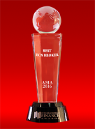 International Finance Awards – Nejlepší ECN broker v Asii 2016