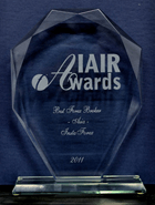 Najlepszy Broker w Azji 2011 według IAIR Awards