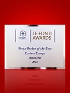 Broker-ul Forex al Anului pentru Inovare în Europa 2017 conform Le Fonti Awards